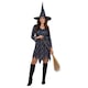 image 1 of Moon & Stars Witch Black Fancy Dress Costume Ladies Extra Small - UK 4-6 Black | 4
