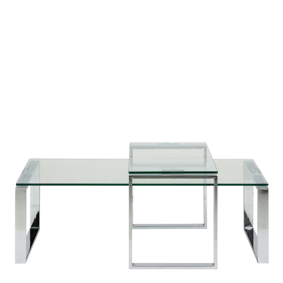 image 1 of Katrine Coffee Table Set with Glass Top