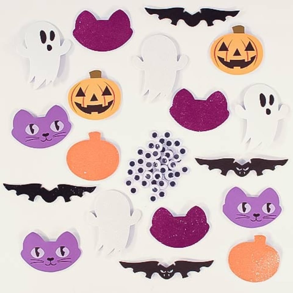 Halloween Foam Stickers - Pack of 24