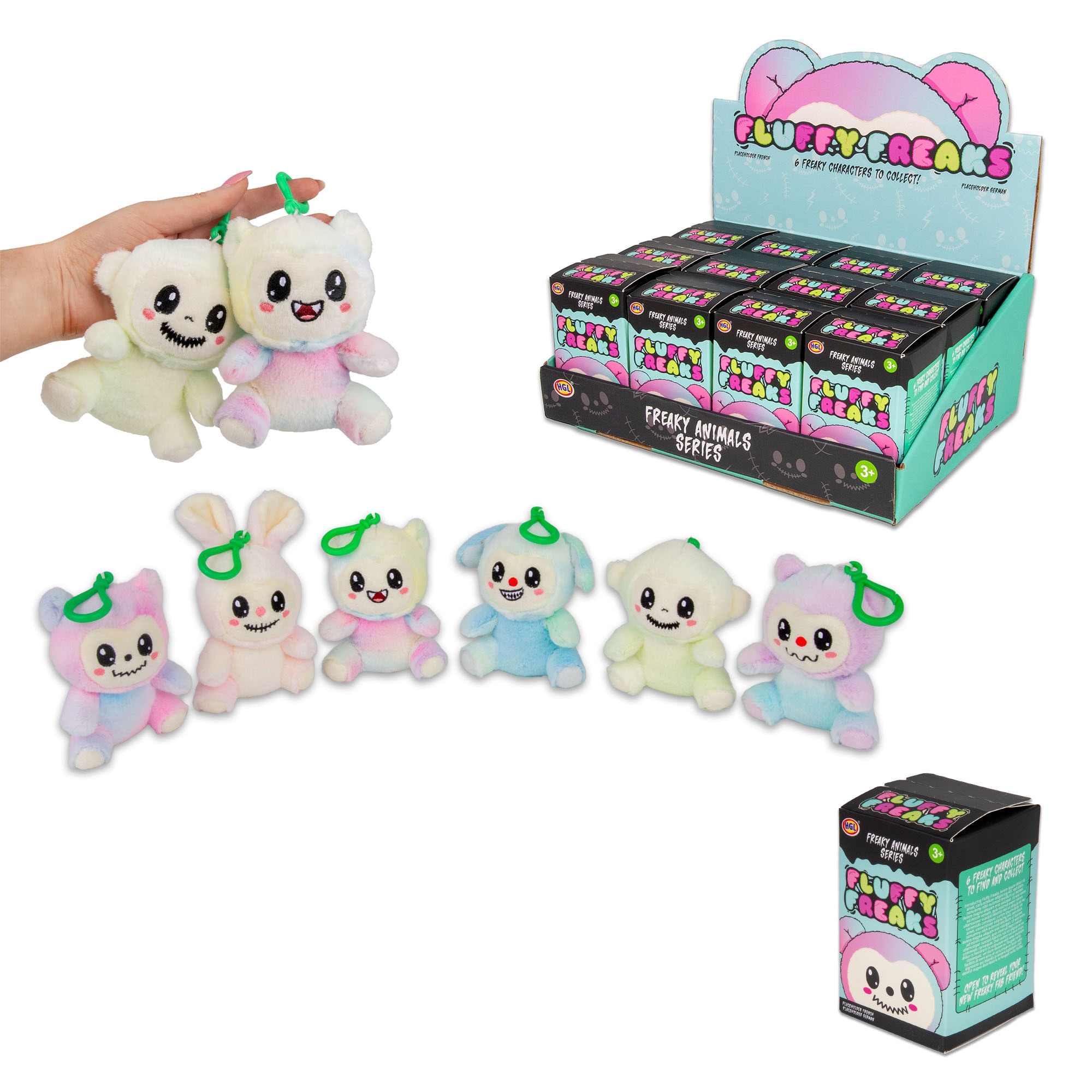 Fluffy Freaks – Soft Furry Monster Plush Collectables - Tesco