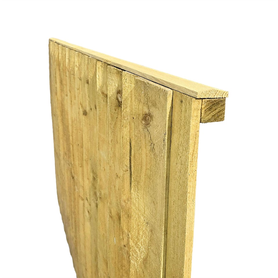 image 1 of Snowdon Timber Treated Feather Edge Close Board Fence Panel (W) 1828mm (H) 1200mm