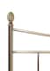image 3 of 3ft Single Antique Brass Effect Metal Bed Headboard,Headend | Black | Black Nickel | 3ft Single