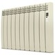 image 1 of 510mm (W) x 585mm (H) - Oyster White Wi-Fi Electric Oil Filled Radiator (Barcelona) - 550 Watts - Depth 97mm - Heats Up To 5m²