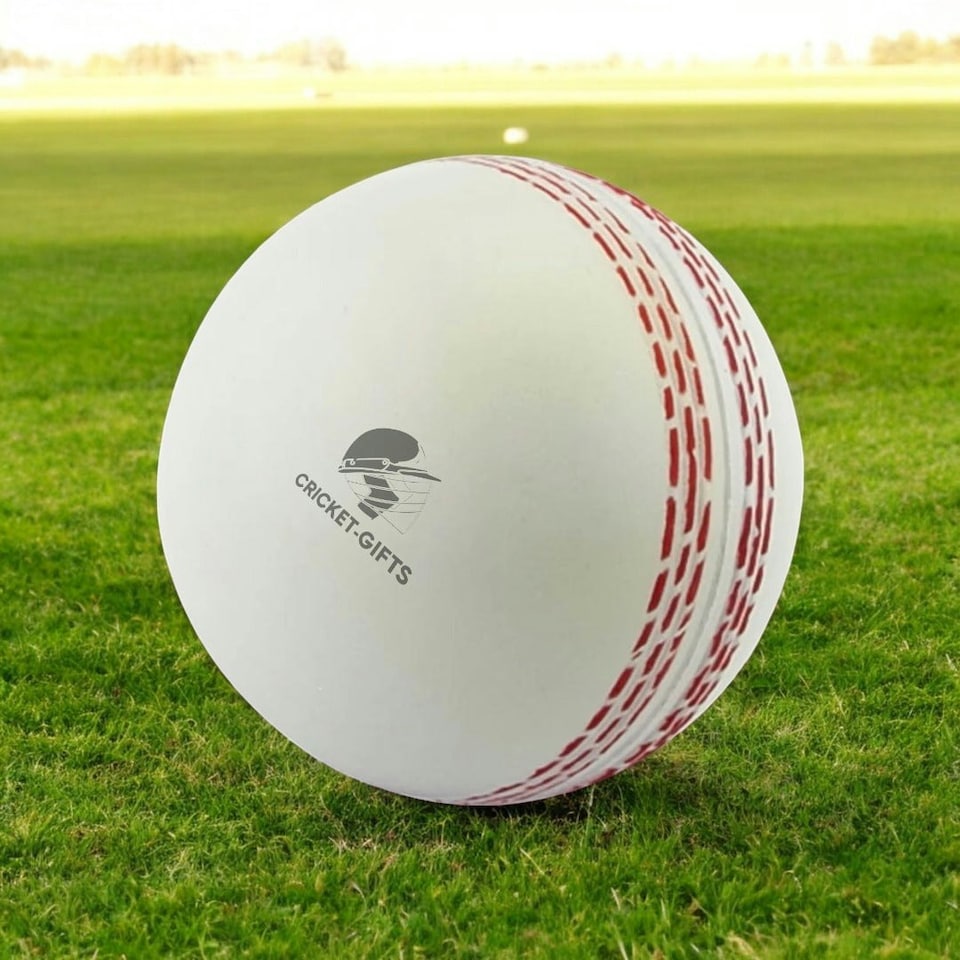 image 1 of CRICKET-GIFTS - Large Cricket Ball Squeezy Stress Ball | Relieve Tension & Improve Focus Red