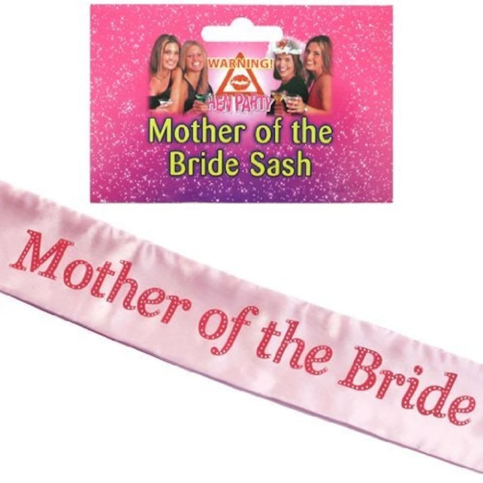 image 1 of Sash Mother Of The Bride Pink