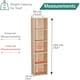 image 2 of 5 Cube Bookshelf Beech Wooden Storage Organiser Wood Shelving Unit Open Bookcase Shelf