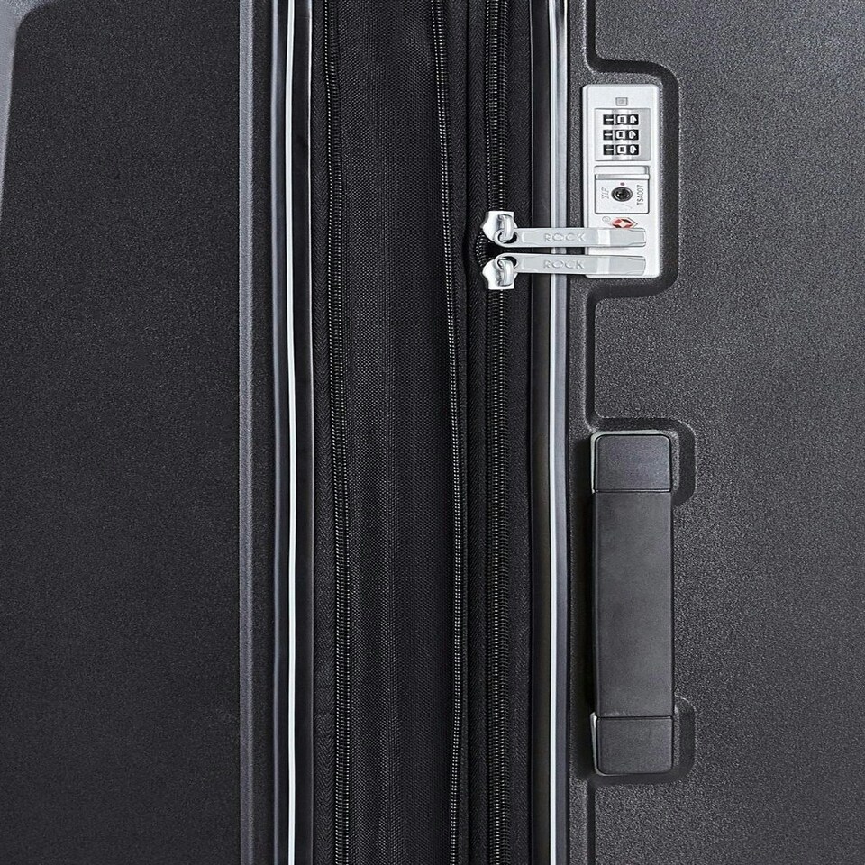 image 1 of Rock Sunwave Cabin Suitcase Black | Black | Cabin Bag