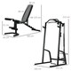 image 5 of SPORTNOW Smith Machine Power Rack with Pull Up Bar, Lat Pull Down System