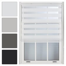 Day and Night Zebra Roller Blind 85cm Wide x 165cm Long | White | White