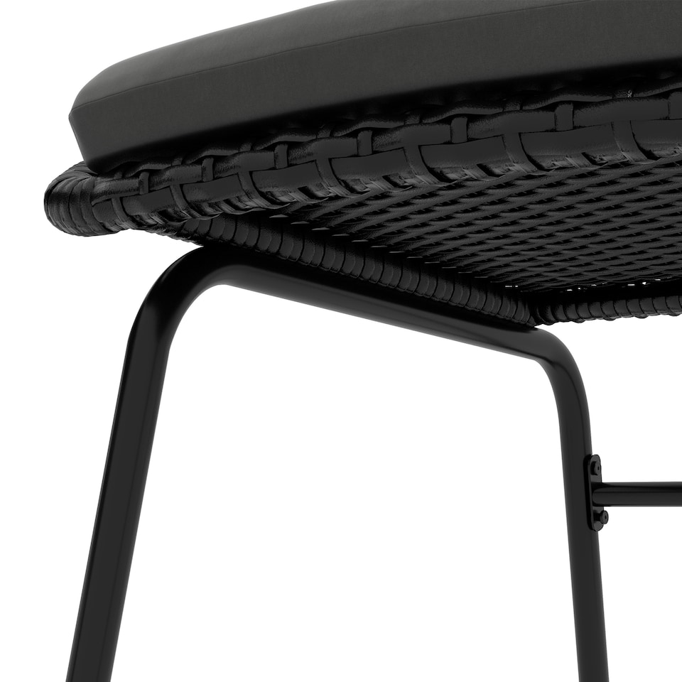 image 1 of Outsunny 3 Piece Garden Furniture Set, Bistro Set w/ 2 Chairs & 1 Coffee Table