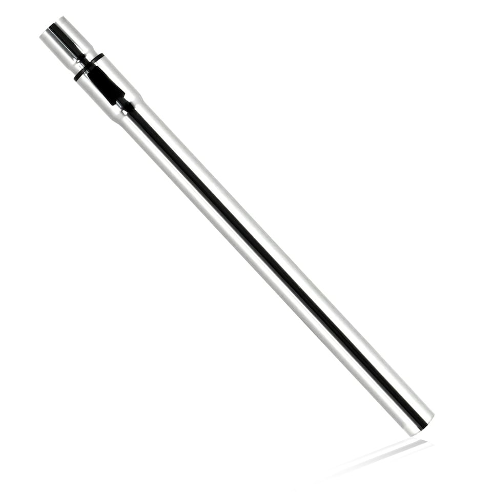 image 1 of SPARES2GO Adjustable Telescopic Rod Pipe Compatible with MacAllister MWDV-16 16L MWDV-20 20L Vacuum Cleaner (35mm) Silver