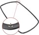 image 3 of SPARES2GO Main Door Seal Gasket compatible with Smeg Oven fits John Lewis (60cm, 4 Sided)