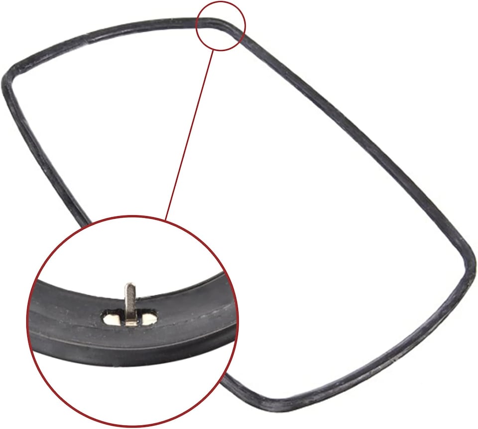 image 1 of SPARES2GO Main Door Seal Gasket compatible with Smeg Oven fits John Lewis (60cm, 4 Sided)