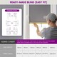image 5 of FURNISHED Roller Blind Blackout Easy Fit Trimmable Insulated UV Protection with Metal Fittings | Green | Lime