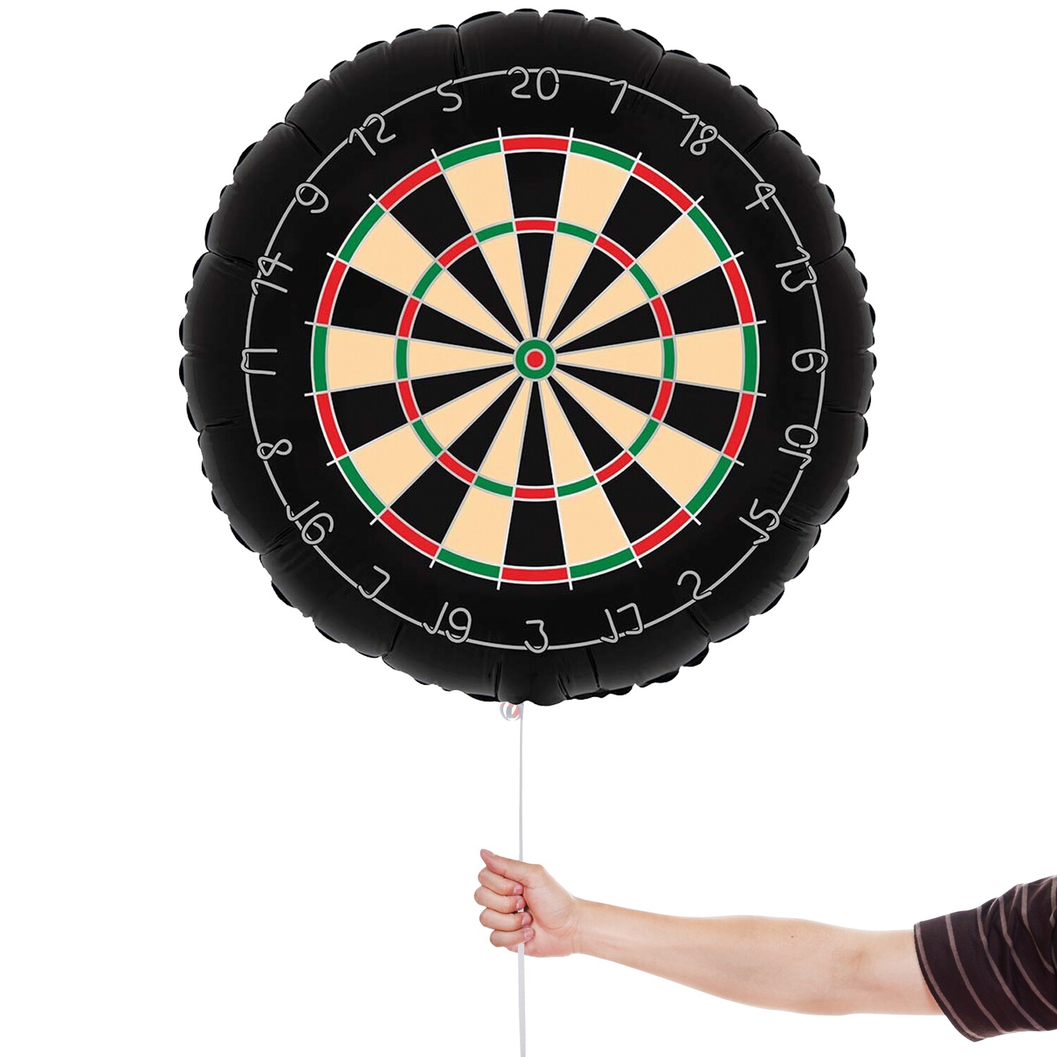 Dartboard Round Shaped Helium Foil Balloon 58cm 23 in - Tesco