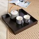 image 5 of Folding Butlers Side Table Portable Wooden Food Serving Tray White