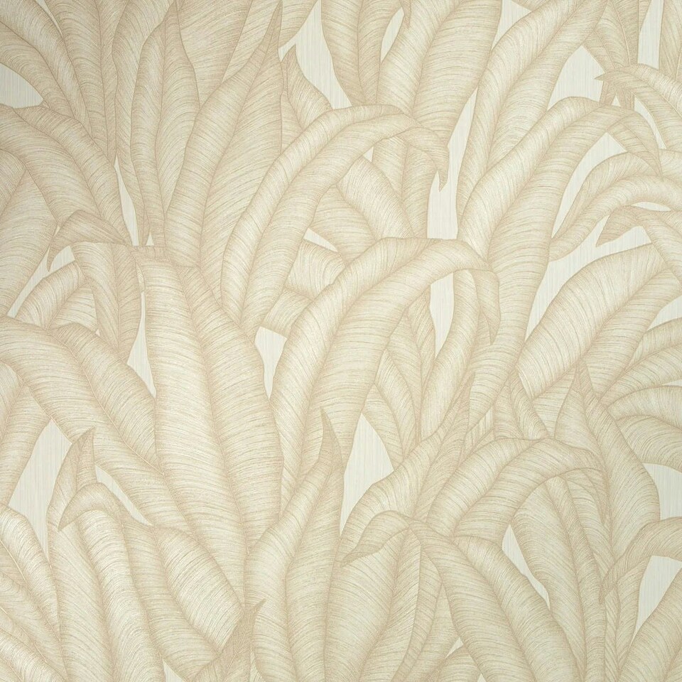 Sample of Riviera Tropical Wallpaper in Cream Multi