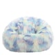 image 3 of Unicorn Classic Faux Fur Bean Bag Chair | Multi | Purple Blue Pink | 1