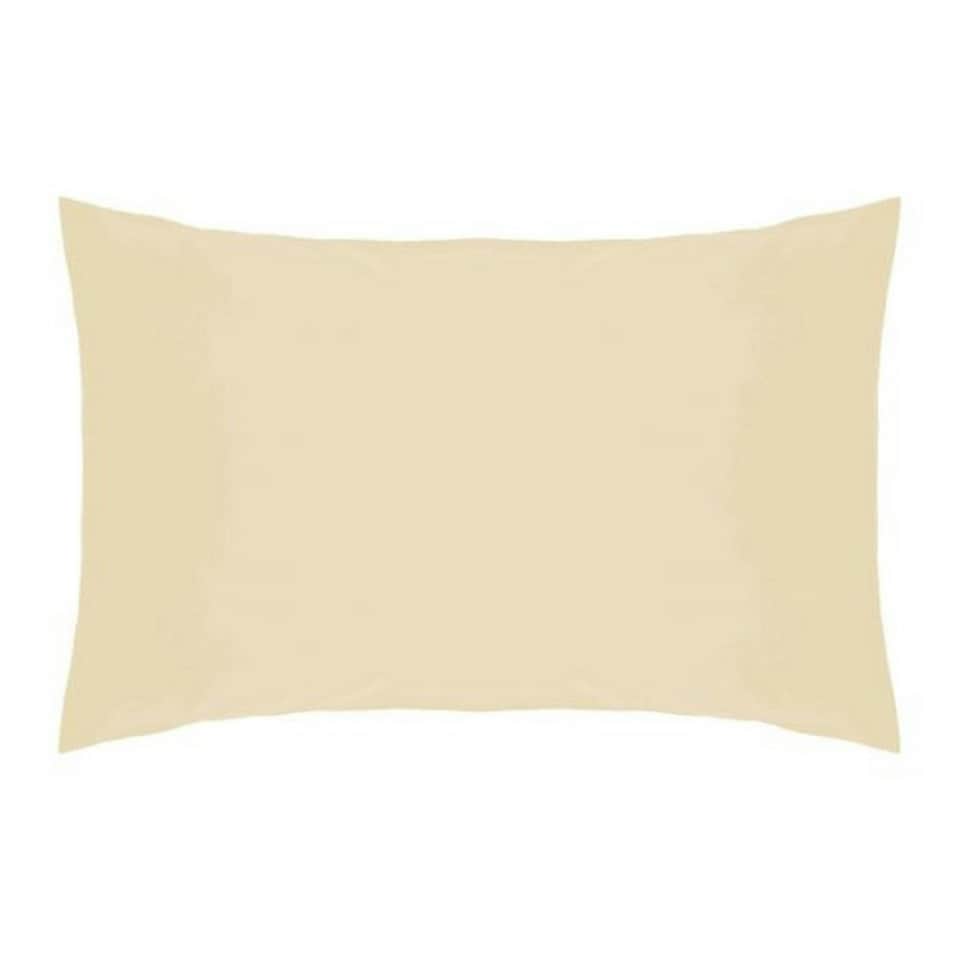 Belledorm Easycare Percale Housewife Pillowcase - Cream - One Size