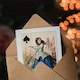 image 3 of E Le Tellier Joan of Arc Queen of Spades Art Greeting Card