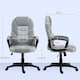 image 3 of HOMCOM Executive Office Chair, PU Leather High Back Desk Chair, Swivel Computer Chair with Adjustable Height and Tilt Function, Grey