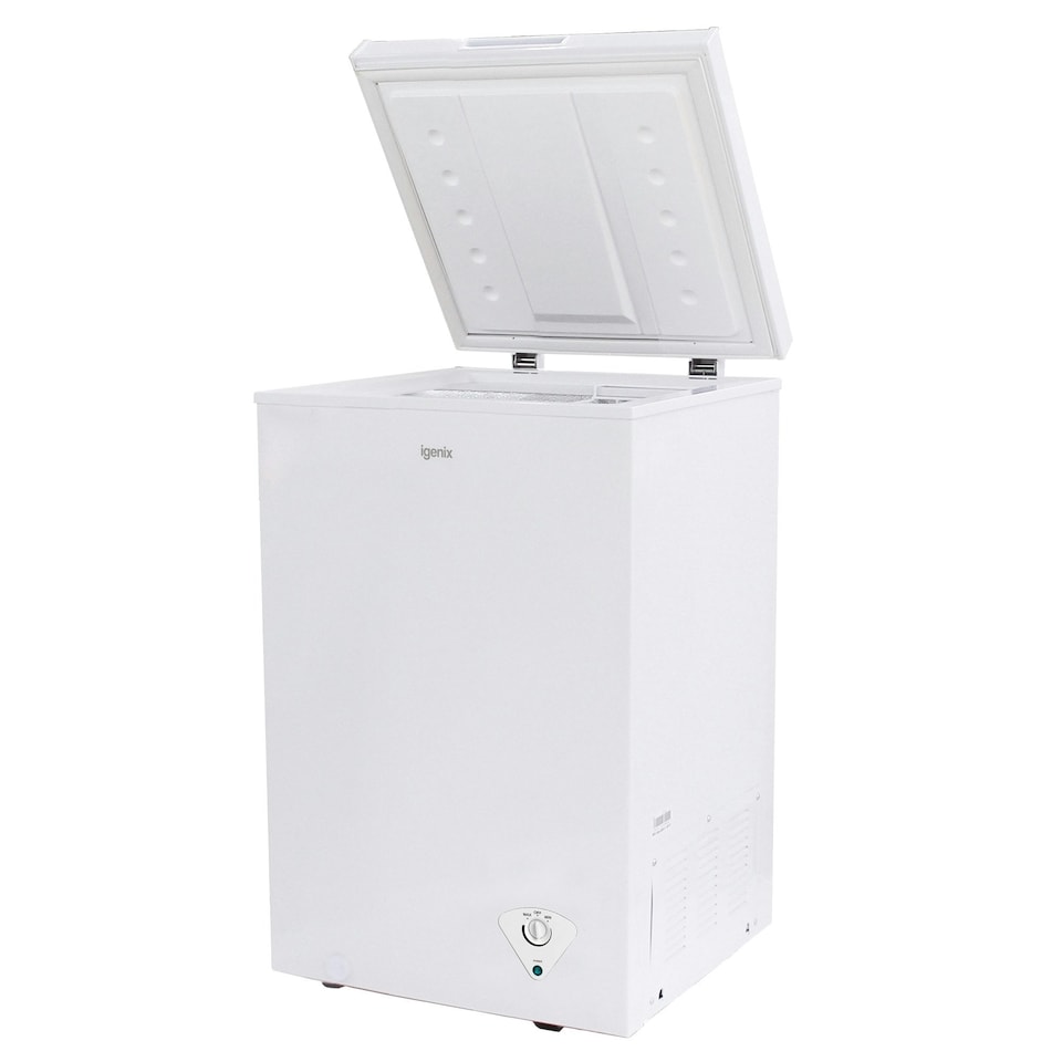 image 1 of Igenix IG100 Freestanding Chest Freezer, 99 L, White