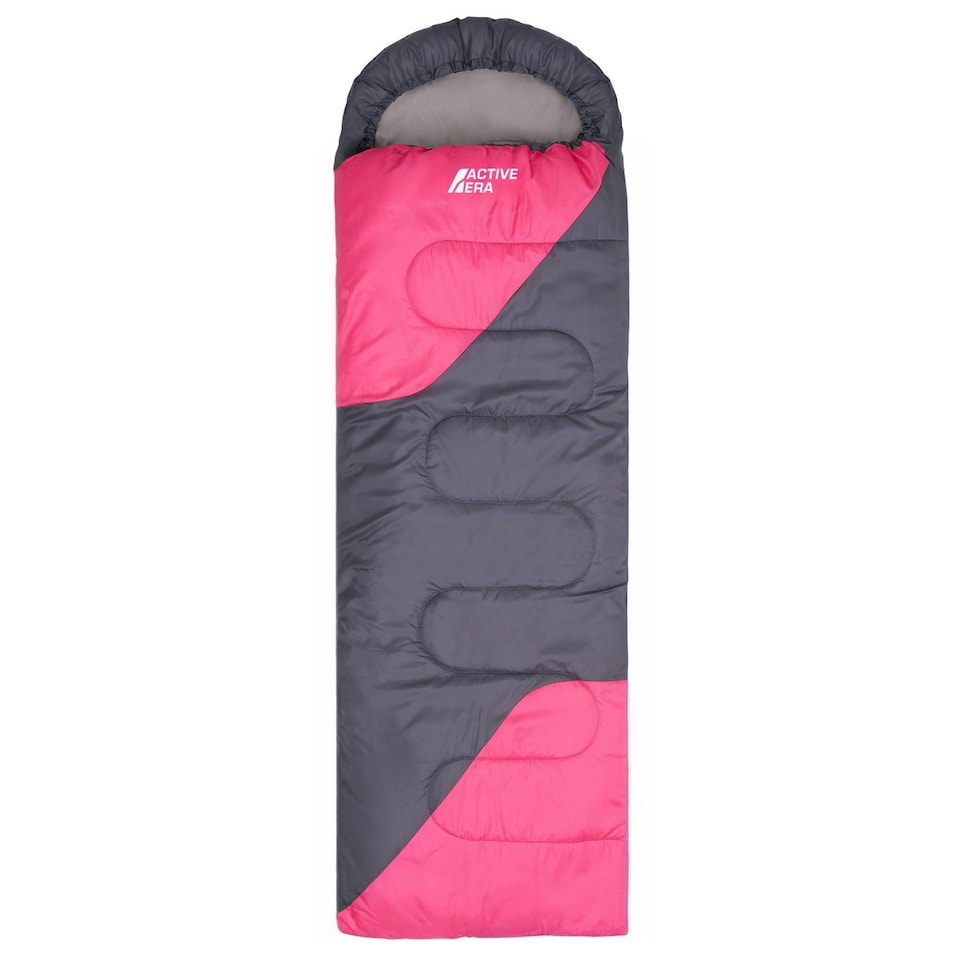 image 1 of Premium Waterproof Lightweight Sleeping Bag - Pink - 3-4 Seasons