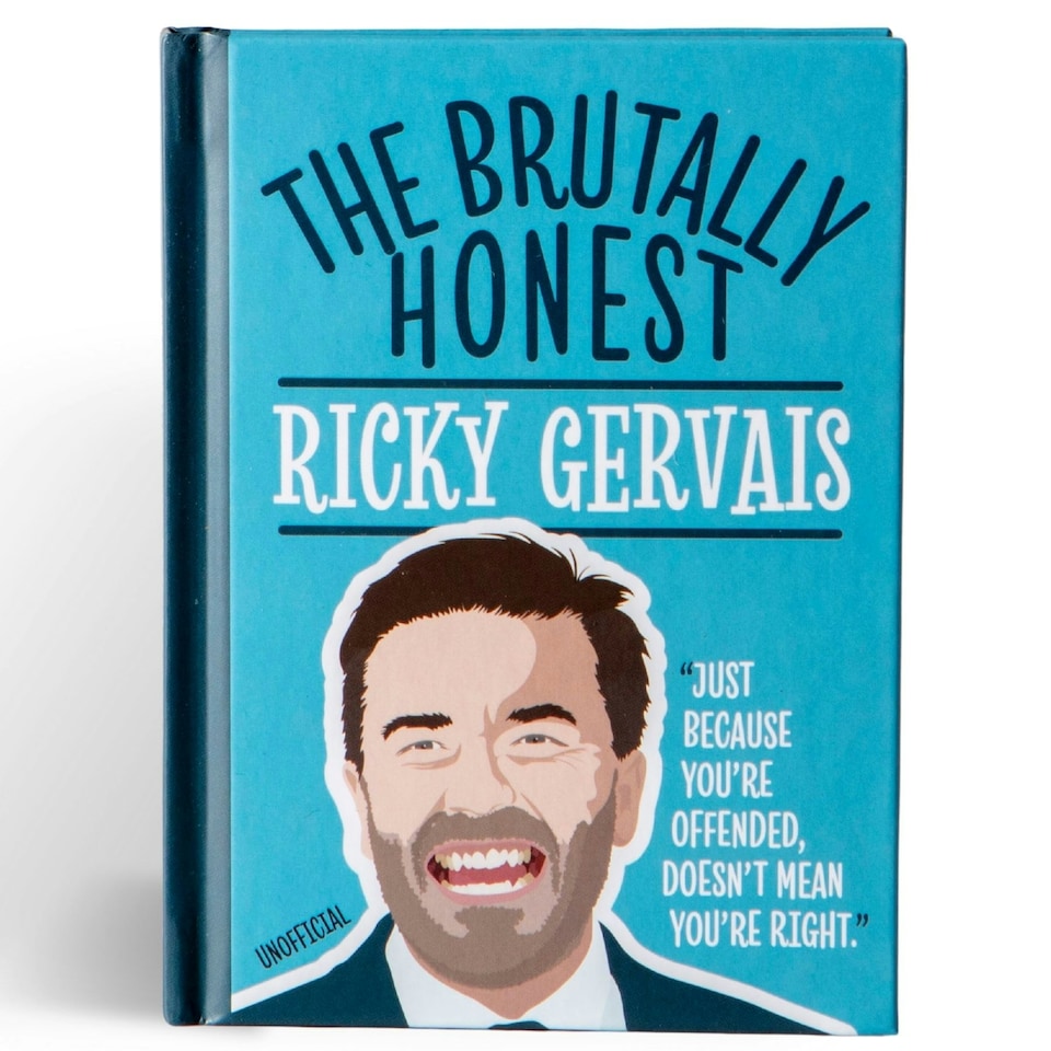image 1 of The Brutally Honest Ricky Gervais Funny Unofficial Gift Book