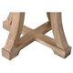 image 4 of Dining Table Home ESPRIT Natural Elm wood 120 x 120 x 76 cm N/A