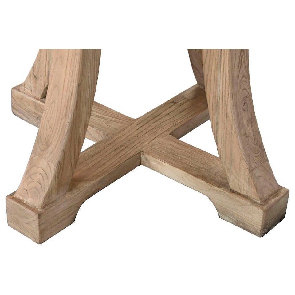 image 1 of Dining Table Home ESPRIT Natural Elm wood 120 x 120 x 76 cm N/A