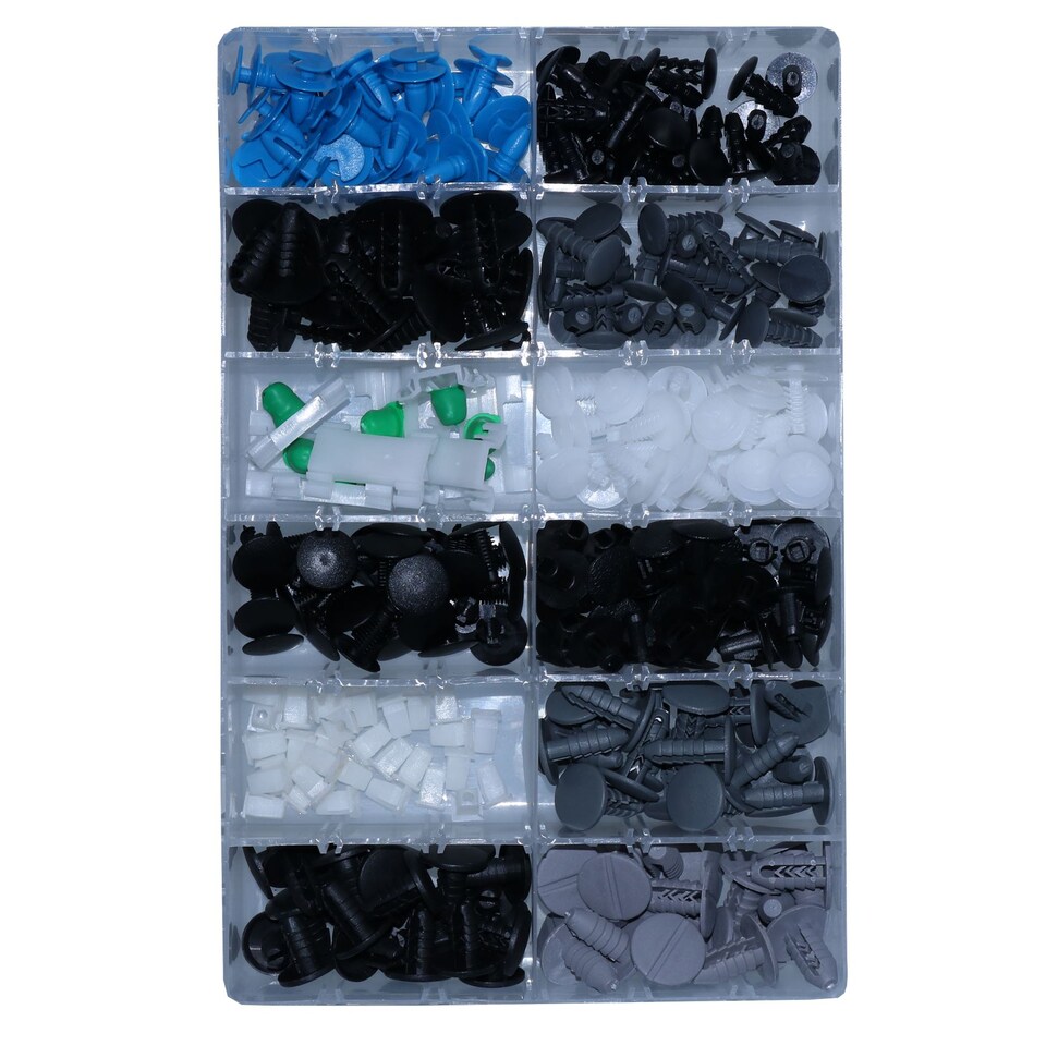 image 1 of Fiat Trim Clips Rivets Retaining Retainer Grommet Clip 308pc Fixings Fasteners