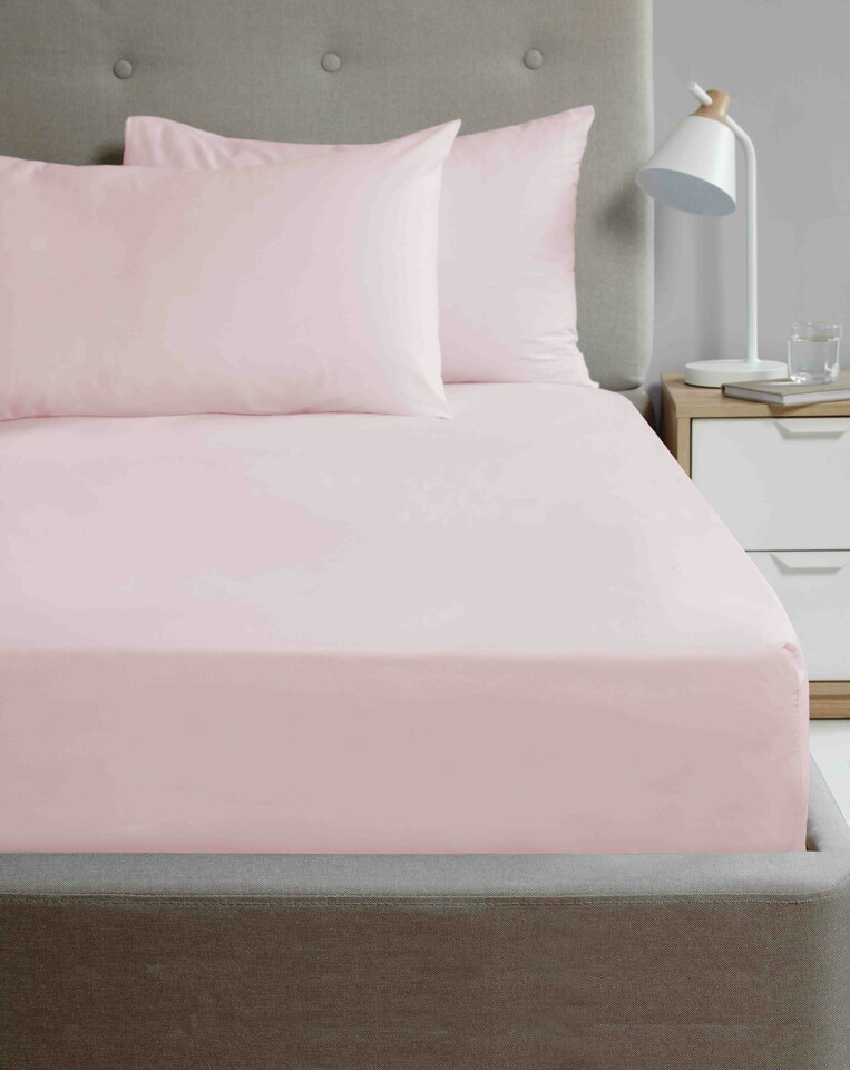 image 1 of So Soft Microfibre 180 Thread Count Sheet Set | Pink | Double | 1