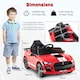 image 2 of COSTWAY Kids Car Licensed Ford Mustang Shelby GT500 Red