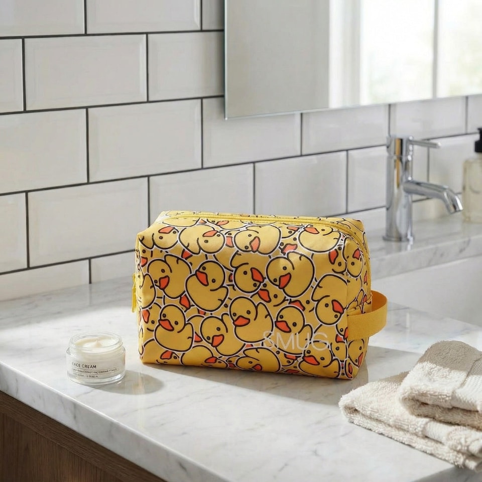 image 1 of SMUG Wash Bag - Duck Print