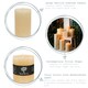 image 2 of Nicola Spring Round Vanilla Pillar Candle - 215 Hours - Cream