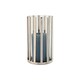 image 1 of Candleholder Home ESPRIT Silver Crystal Steel 12 x 12 x 20 cm N/A