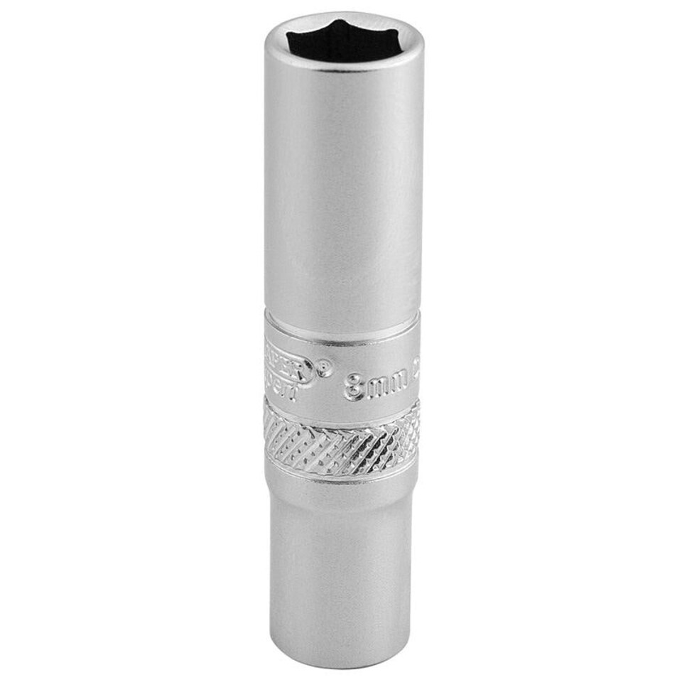 8.0Mm6Pt Deep Socket 1/4 Dr-Pk - 16528