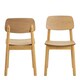 image 2 of Barlow Dining Chair in Matt Oak Set of 2