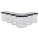 image 1 of Argon Tableware Glass Jam Jars with Lids - 130ml - Pack of 6