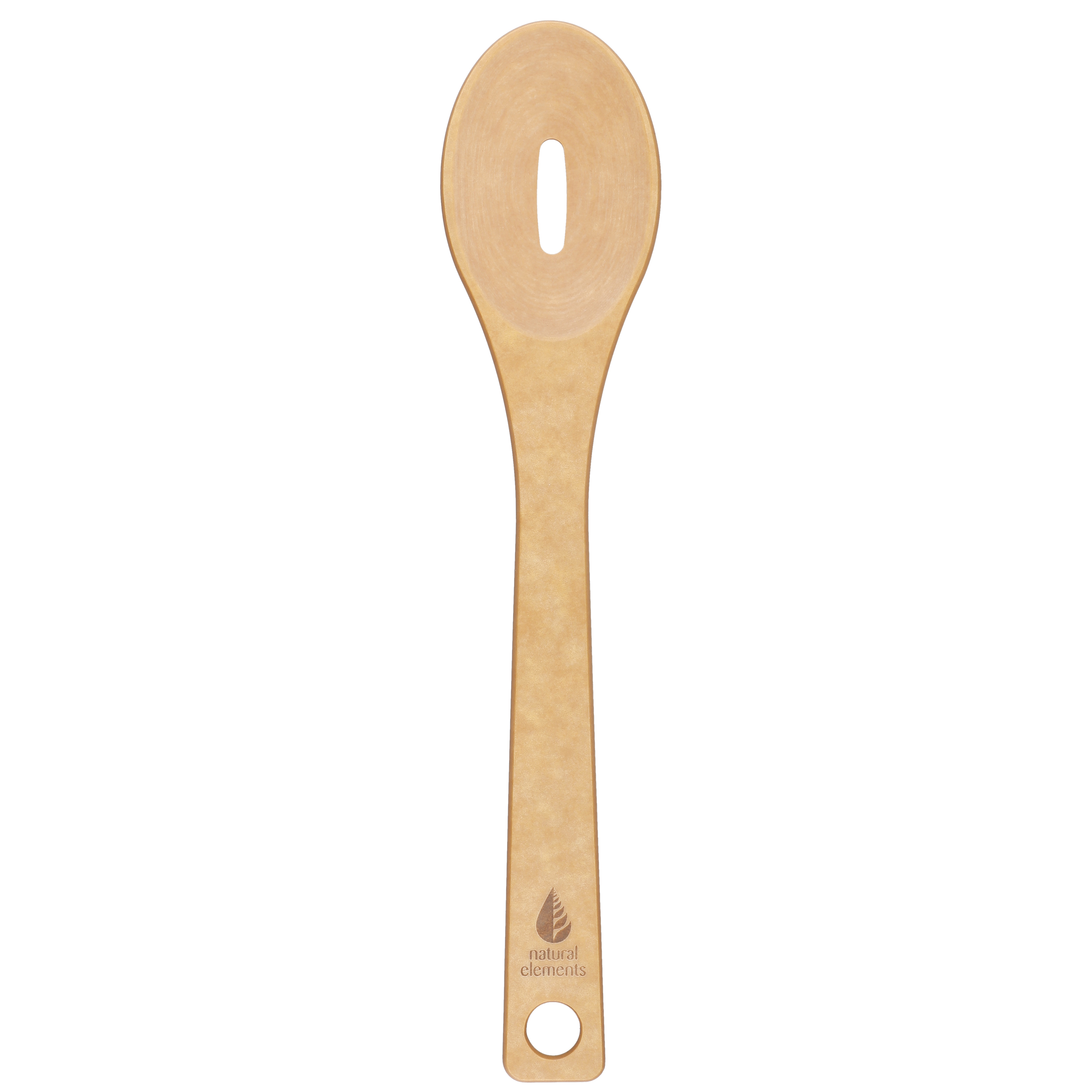 Natural Elements Wood Fibre Slotted Spoon in Brown