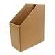 image 1 of Kraft Magazine File Corrugated Cardboard Desk Organiser