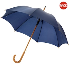 Bullet 23in Kyle Automatic Classic Umbrella (Pack Of 2) - Navy - One Size