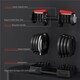 image 6 of Yaheetech 1.5-18KGS 3-In-1 Dumbbell Weight Set Black