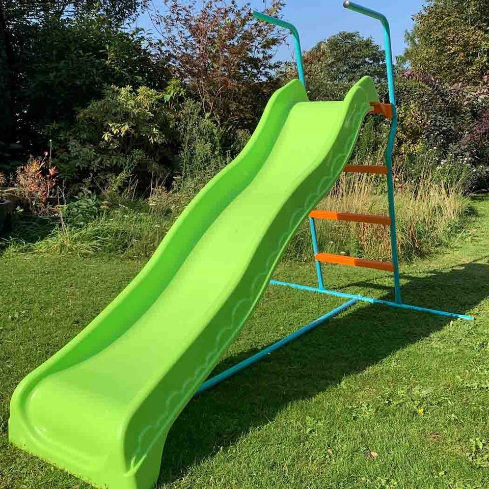 image 1 of Children's Slide - Wavy - 1.85m - Freestanding - Green