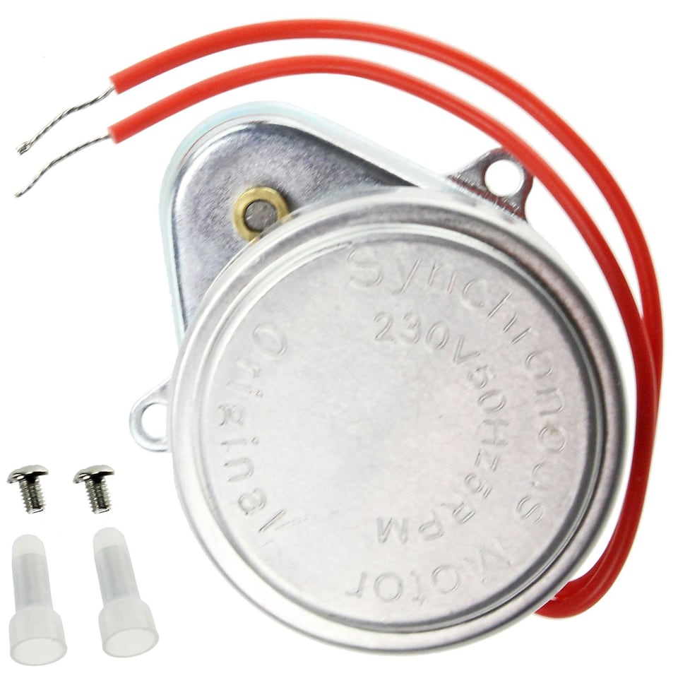 image 1 of SPARES2GO Universal Synchron Motor compatible with GYE Motorised Zone Valve (6W 230V)