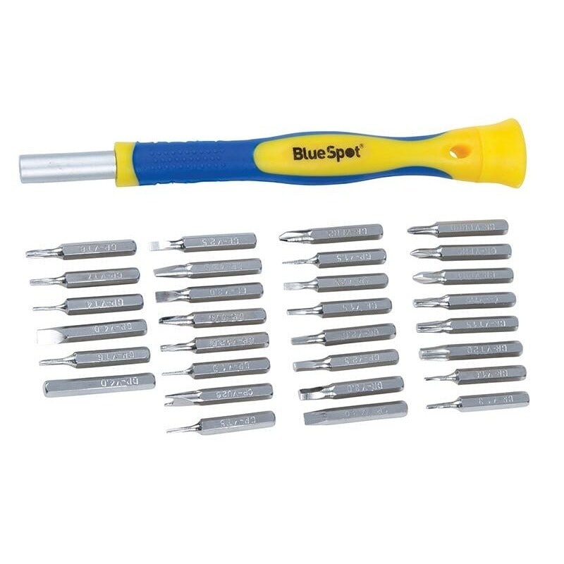 Bluespot Tools Precision Driver Set, 31 Piece - Multi Colour - One Size