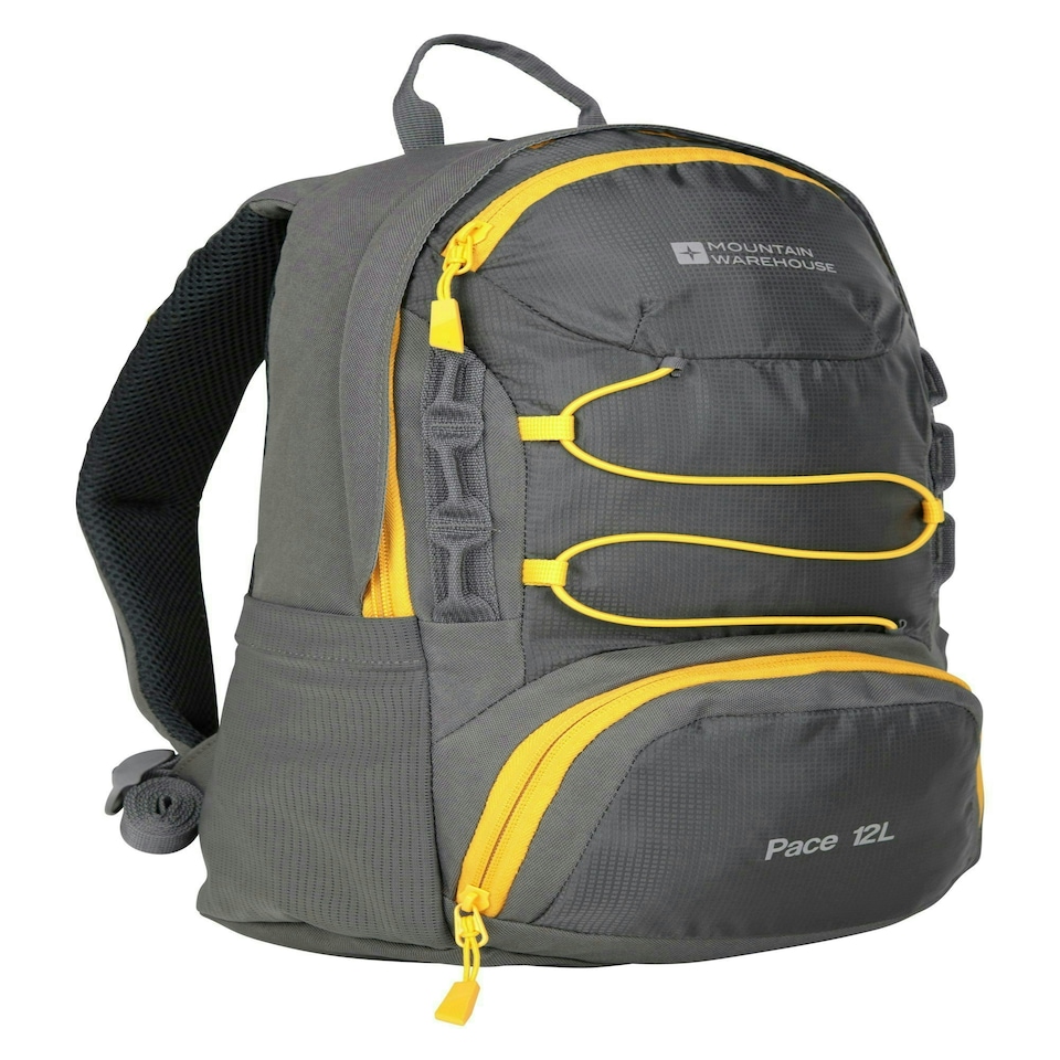 image 1 of Mountain Warehouse Pace 12L Rucksack Lightweight Hydration Compatible Backpack Grey
