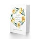 image 2 of Friday's Child Loving and Giving Floral Wreath New Baby Card