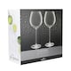image 9 of BarCraft Handmade Ribbed Gin Glasses Gift Box Set of 2