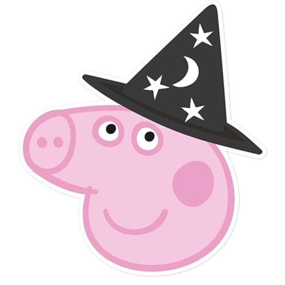 Peppa Pig Halloween Cardboard Face Mask